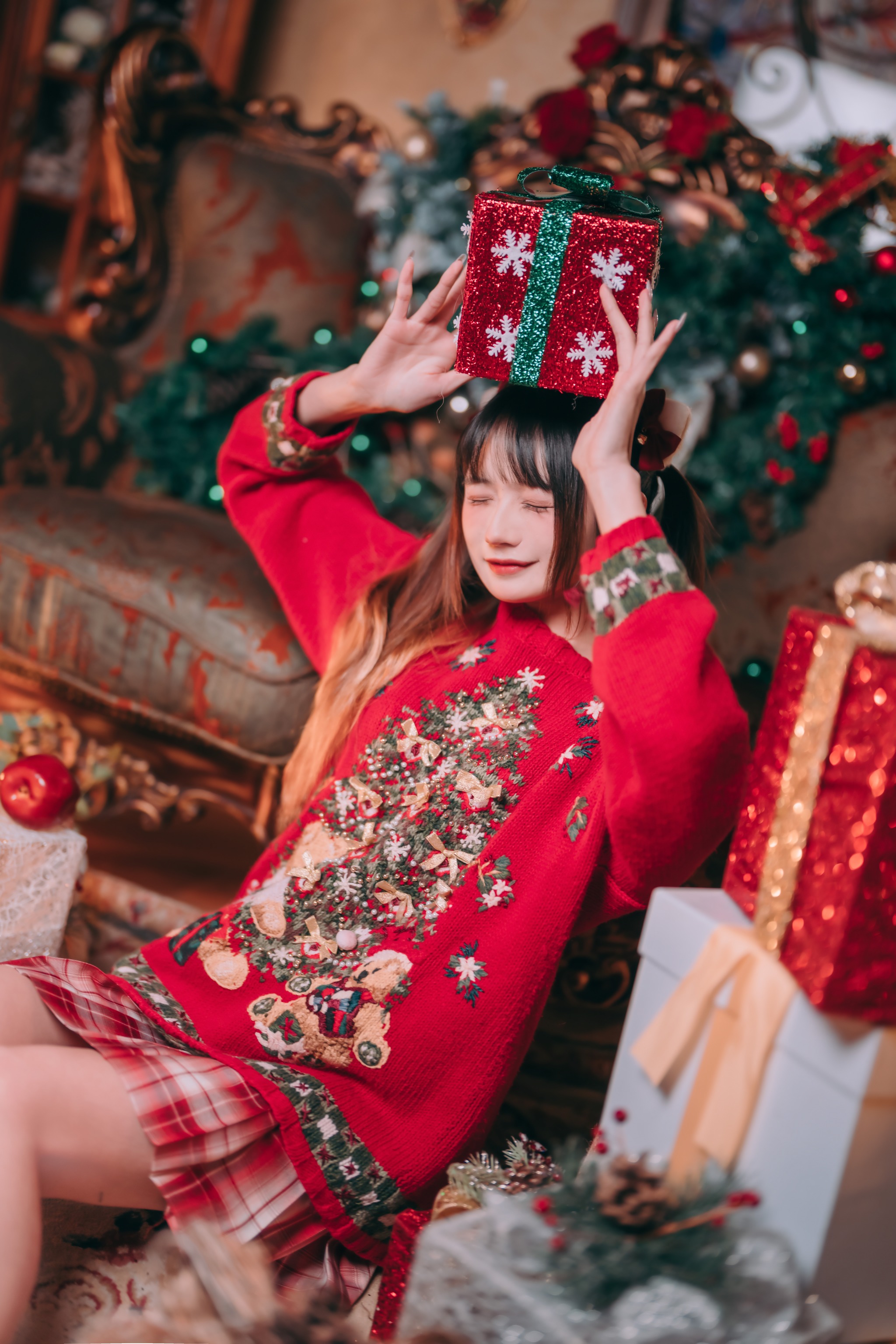 图片[1]-兔子Zzz不吃胡萝卜 – NO.026 温馨圣诞 [23P]-XikXak